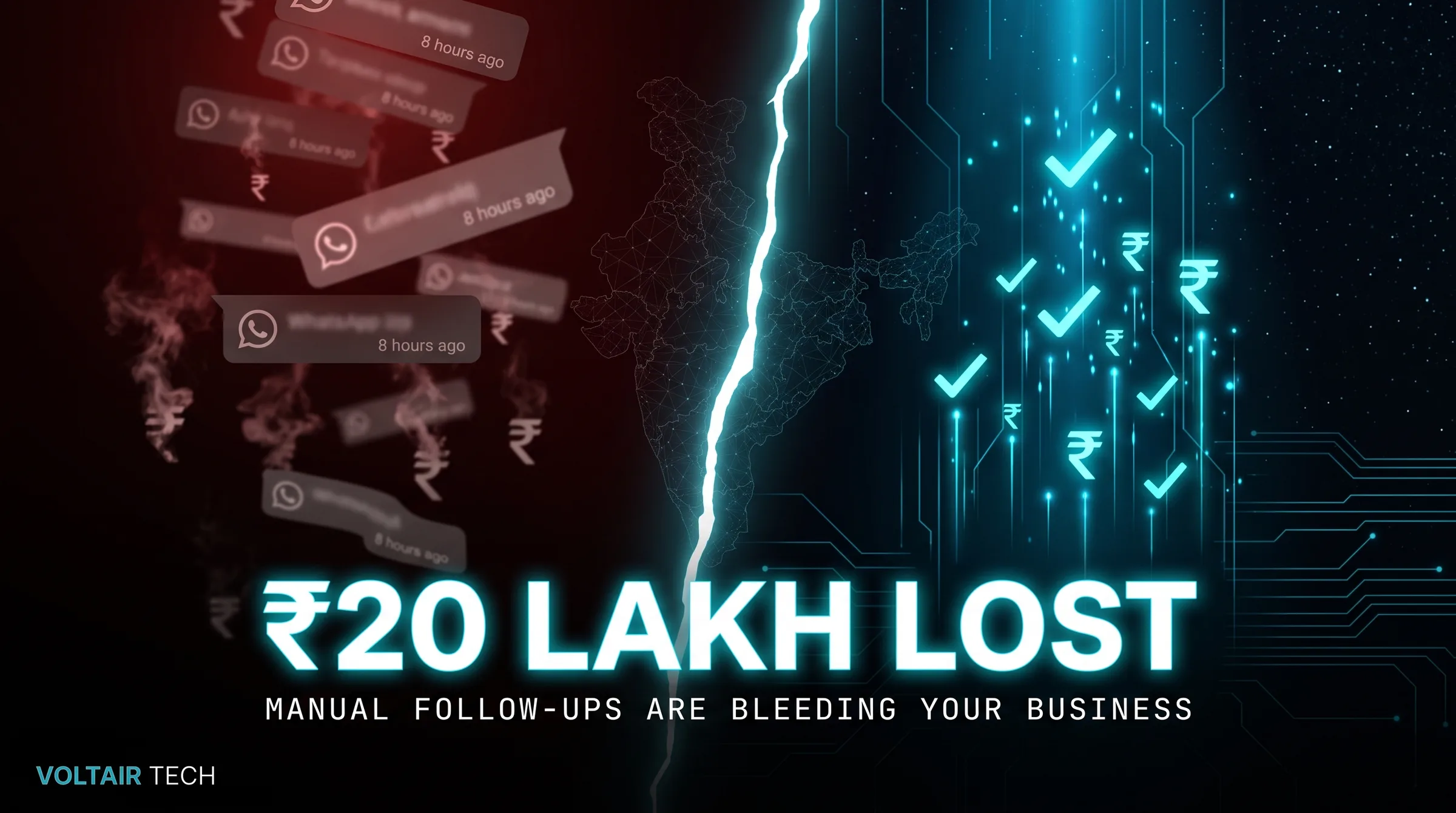 Why Indian SMEs Are Losing ₹5–20 Lakh Every Year to Manual Follow-Ups (And How AI Fixes It in 48 Hours)