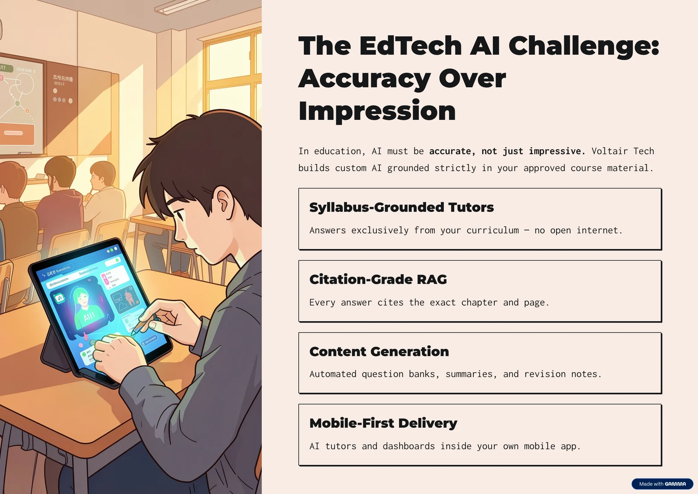 AI for Education & EdTech: Syllabus-Grounded Doubt Solving Tutors